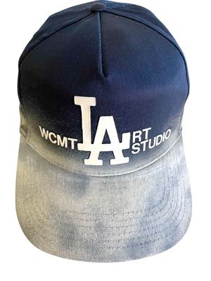 
                  
                    Load image into Gallery viewer, WCMTL Art Studio LA Navy Cap - Hand-Painted By WCMTL
                  
                