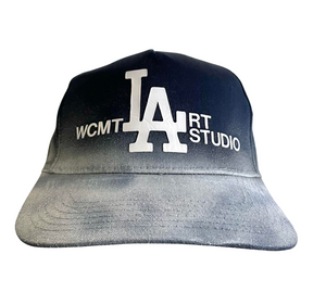 
                  
                    Load image into Gallery viewer, WCMTL Art Studio LA Navy Cap - Hand-Painted By WCMTL
                  
                